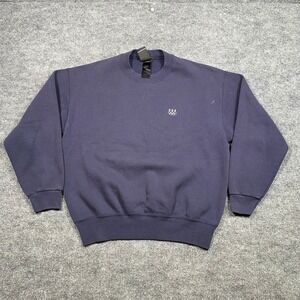 Vintage USA Olympics Navy Blue Crewneck Sweatshirt Mens Large Embroidered Logo